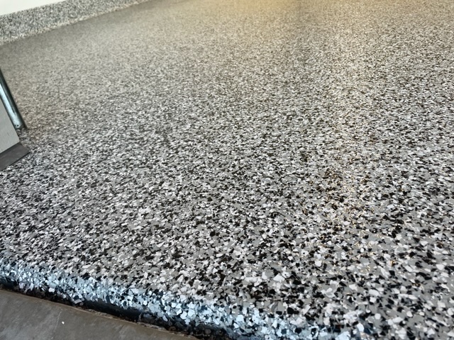 sealed concrete floor to protect against moisture