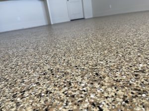 winter proofed garage floor with professional coatings
