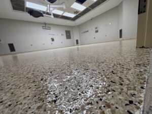 hospital floor flake coating