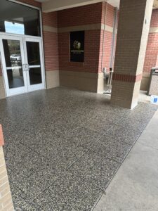 floor coatings on a Mississippi school by ICM Coating Masters