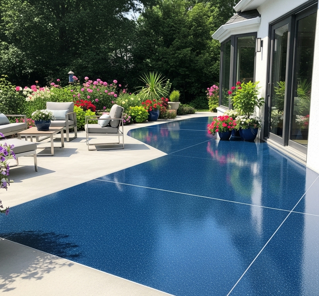 Epoxy Floor Coatings for a Mississippi home by ICM Coating Masters